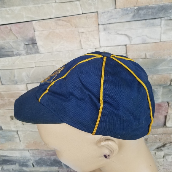 Cub Scouts Wolf Boy BSA Blue Fitted Child Size Baseball Cap Hat Vintage H - Picture 2 of 8